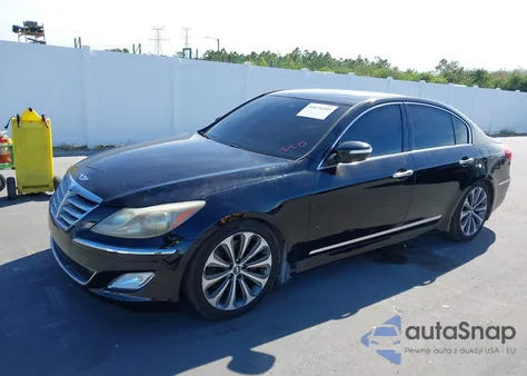 2013 Hyundai Genesis 5.0 R-Spec z USA, uszkodzony, nr VIN KMHGC4DH8DU252862